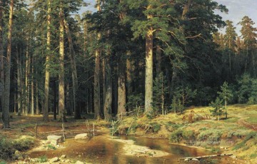 Mastbaum hain 1898 klassische Landschaft Ivan Ivanovich Ölgemälde